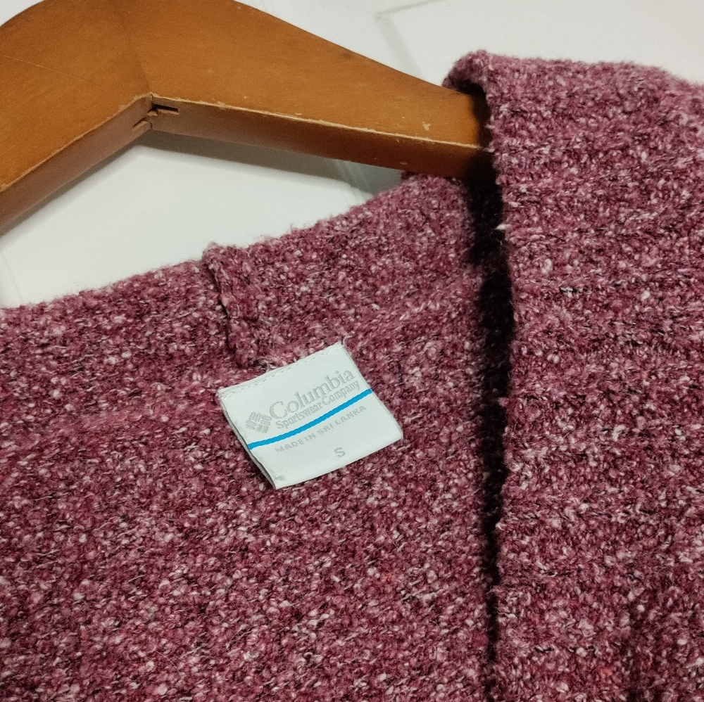 Women's purple Columbia sweater - Picture 2 of 3